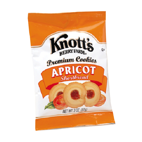 Knotts Berry Farm, Apricot Shortbread Cookie, 2 oz, 60 Ct