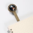 thumbnail image 3 of Christmas snowman retro Book Accessories: Lace Bookmark in Antique Bronze - a Gift for Readers and Book Lovers, 3 of 5