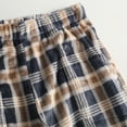 thumbnail image 7 of Women Pajama Pants Plush Sleep Pants Soft Elastic Waist Pajama Bottoms Patterned Pants With 2 Pockets with Plaid Pattern for Warm and Relaxed Lounge,Ginger,3XL, 7 of 7