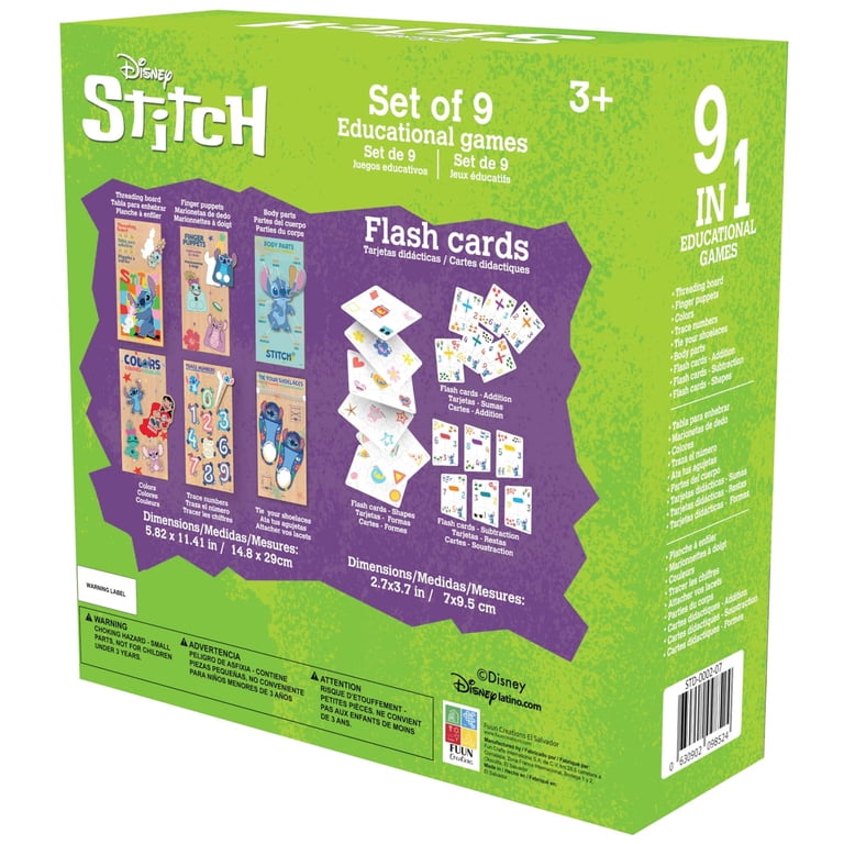 Disney: Stitch Educational Games - Set Of 9 - Play Based Learning