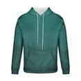 thumbnail image 4 of Enjoytime Men's Fashion Hoodies & Sweatshirts Gradient Long Sleeve Pullover Tops Casual Loose Fall Winter Plus Size Clothing Green XXXXL, 4 of 6
