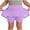 Purple, variant on Coerni Girls' 2-in-1 Flowy Shorts Skirt Athletic Dance Running Skorts Culottes Tennis Yoga Sweatpants Trendy Sport Cartwheel Shorts