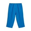 thumbnail image 5 of CATALOG CLASSICS Womens Capri Pants with pockets Elastic Waist Pants - Lapis Blue, 1X, 5 of 6