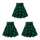thumbnail image 2 of Minifalda acampanada Minnieouse corta a cuadros para mujer vestido con cordón Vintage Verde XL, 2 of 6