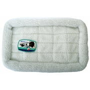 Precision Pet SnooZZy Pet Bed Original Bumper Bed - White Medium (29"L X 18"W)