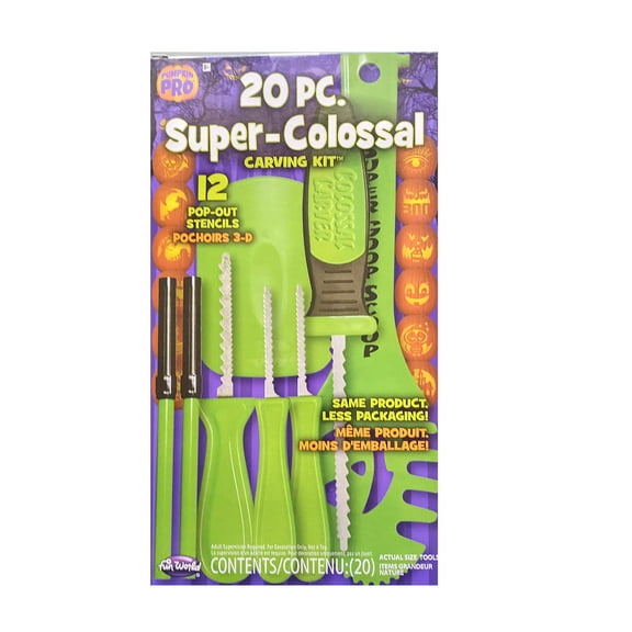 Halloween Pumpkin Pro Carving Kit Family 20pc