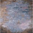 thumbnail image 1 of Ahgly Company Indoor Square Mid-Century Modern Dark Gray Oriental Area Rugs, 8' Square, 1 of 6