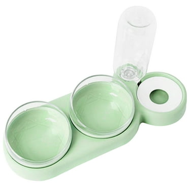 Elevated Pet Food Bowl with Slanted Design for Cats and Small Dogs Protects Spine and Health 1 Set