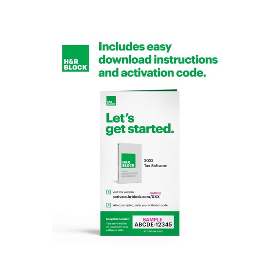 H&R Block Tax Software Premium 2023