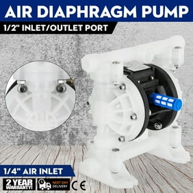 diaphragm vevor pumps pneumatic 7gpm 100psi polypropylene 120psi qby4 1inch gpm 1air