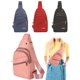 thumbnail image 1 of Mochila bandolera Luxtrada para mujer, ideal para el pecho, viajes, deportes, correr, senderismo, color rosa., 1 of 8