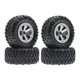 thumbnail image 2 of 4x Neumáticos de coche RC, accesorios todoterreno, piezas de repuesto, montaje de bricolaje, modelo de repuesto, camión, goma, ruedas de plástico,, 2 of 9