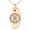 Rose, variant on Stainless Steel Vegvisir Web of Wyrd Skuld’s Net Viking Engraved Small Oval Charm Pendant Necklace