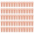 thumbnail image 2 of Lawn Mower Blades, Trimmer Blade Lightweight 100Pcs Convenient 11x7mm Hole Diameter  For Garden, 2 of 8