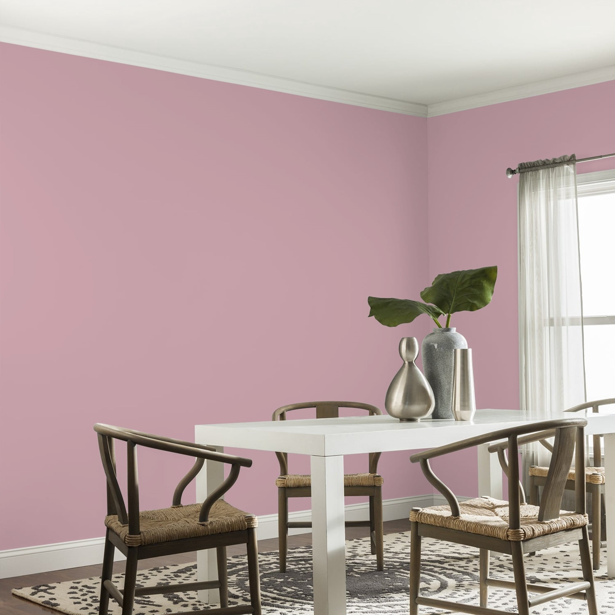 Glidden HEP Lighthearted Rose / Purple, Eggshell Interior Paint with Primer, 1 Gallon