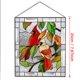 thumbnail image 2 of Colgador de ventana de panel de pájaros de vidrieras para jardín al aire libre (1) Ehuebsd Libre de BPA, 2 of 8
