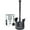 Black, variant on MR.Siga Heavy Duty Toilet Plunger with Holder Combo for Bathroom Cleaning, Black