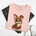 thumbnail image 2 of Easter Leopard Bunny Shirt, Cute Spring Graphic Tee, Short Sleeve, 2 of 5