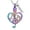 Rainbow, variant on Personalize Music Note Heart Urn Pendant Memory Necklace for Cremation Ashes Keepsake Holder Memorial Jewelry