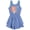 Blue, ariel, variant on Disney Tangled Rapunzel Sleeveless Romper With Skirt Overlay Toddler to Big Kid