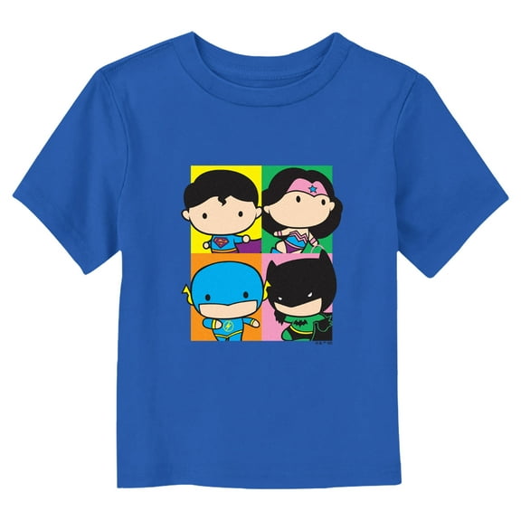 Justice League Pop Art Portraits Graphic T-Shirt