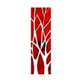 thumbnail image 1 of Inteprter Pegatinas de pared de espejo, decoración de carteles tridimensionales, adornos de espejo, Fondo de arte impermeable para dormitorio Decoración del hogar Rojo 100x28cm Inteprter HA074985-07, 1 of 1