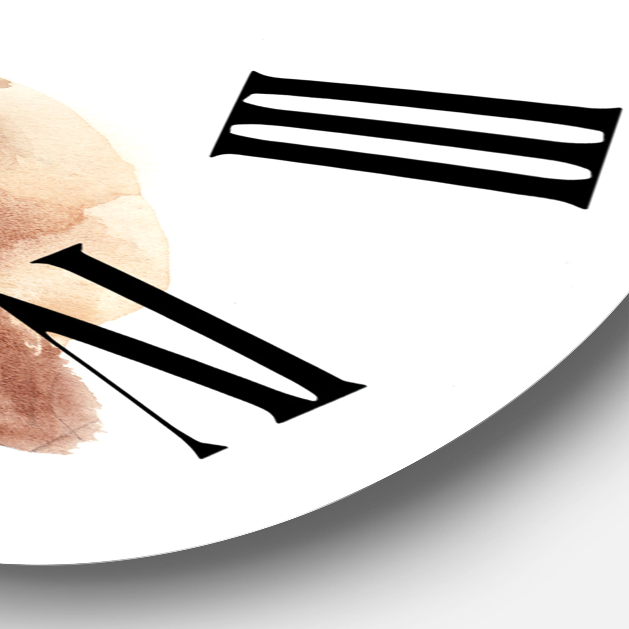 Designart 1 in Farmhouse Wall Clock