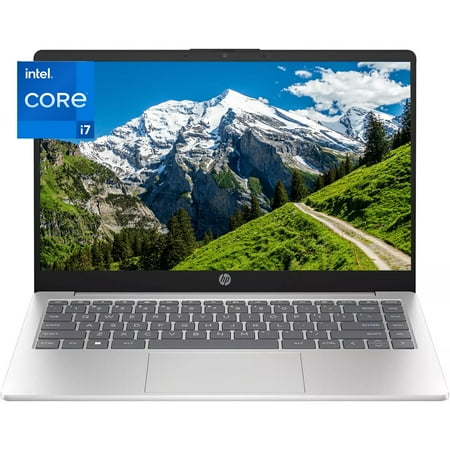 HP 14 inch Thin Bezel Laptop, FHD Display, 13th Generation Intel Core i7-1355U, 16 GB RAM, 2TB SSD, USB 3.0, Wi-Fi 6, Bluetooth 5.3, Intel Iris Xe Graphics, Windows 11