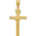 thumbnail image 1 of 14K Yellow Gold Inri Crucifix Pendant (44 X 23) Made In United States c1346, 1 of 5