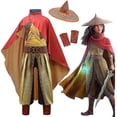 thumbnail image 1 of 3-11 Years Raya And The Last Dragon Raya Cosplay Costumes Outfits For Kids Children Boy Girls, 1 of 3