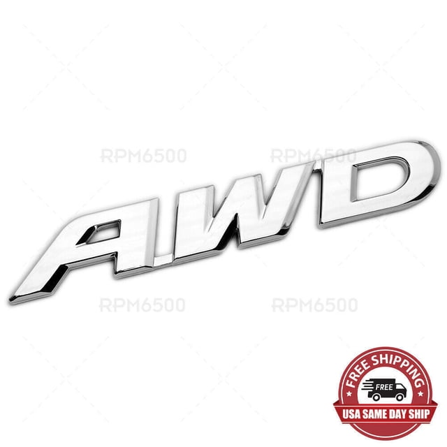 Adecuado para Honda SUV AWD puerta trasera levadiza emblema de letras cromado insignia insignia deportiva
