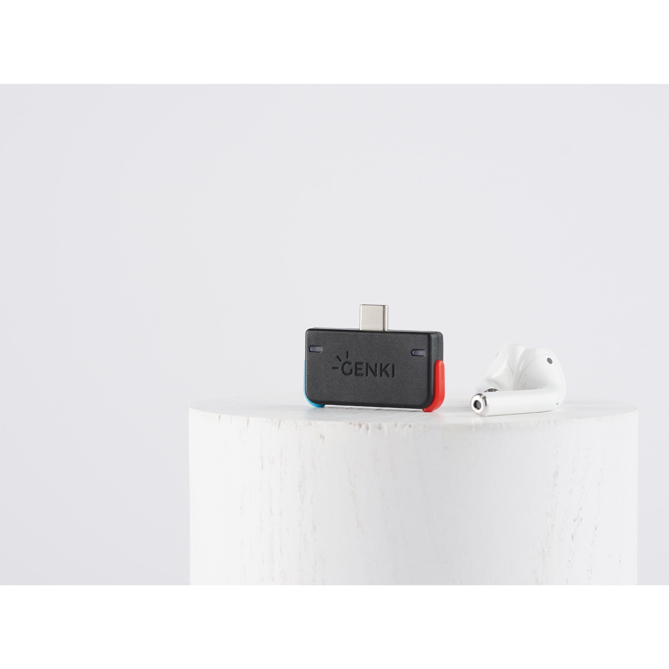 Genki Bluetooth Audio Adapter for Switch, and Neon -