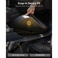 thumbnail image 6 of 3W Tesla New Model Y Juniper Floor Mats and Cargo Liners, TPE Full Set Floor Liner for New Model Y 2025 2026, Cargo Mats and Seat Back Cover Protector, Car Mats for Tesla Accseeories, Black, 6 of 14