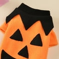 thumbnail image 6 of SPRING PARK Dog Cat Halloween Pumpkin Costume,Pet Cosplay Costumes,Puppy Warm Outfits Fleece Animal Autumn Winter Cardigan Outfits, 6 of 7