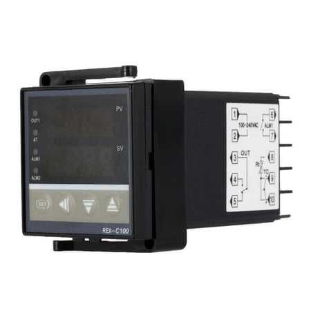4.8*4.8*8.5cm Digital LED PID Temperature Controller Thermostat Thermometer Heating (Best Pid Temperature Controller)