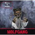 thumbnail image 6 of Haunted Hill Farm 21-In. Groundbreaker Animatronic Werewolf, Indoor/Outdoor Halloween Decoration, Flashing Green Eyes, Battery-Operated, HHFJWOLF-1LSA, 6 of 15
