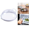 thumbnail image 6 of Multifunctional Microwave Cover Food Lid with Vents Holes Microwave Plate Cover Oil- Cover - with drain trough, 6 of 8