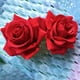 thumbnail image 2 of Pinza para el pelo con forma de rosa para mujer, horquilla, broche de flores, accesorio para el cabello (rojo), 2 of 5