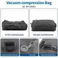 thumbnail image 3 of Bolsas de Almacenamiento Al Vacío para Viajes, Edredones, Compresas, Vacías, para Ropa, Selladas Al Vacío, 1 Bolsa, 1 Bomba., 3 of 5