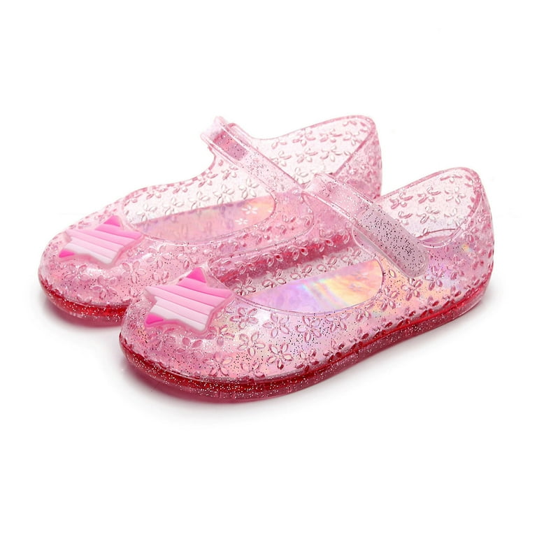 Zapatos Sandalias Para NiÃ±as En Walmart DVKOVI Girls Transparent