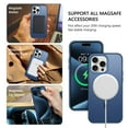thumbnail image 3 of DUEDUE Magnetic iPhone 15 Pro Case,6.1" Compatible with Mag Safe,Translucent Matte Slim Shockproof Cover Case for iPhone 15 Pro,Blue, 3 of 6