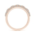 thumbnail image 2 of ANGARA Natural 0.84 Ct. Diamond Non Eternity Anniversary Ring in 14K Rose Gold for Women (Ring Size: 12), 2 of 9