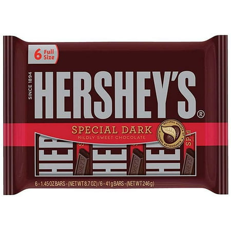 Hershey's Chocolate Special Dark Mildly Sweet, 8.7 Oz