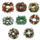thumbnail image 2 of Widget Corona de Adviento de Navidad Candelabro de Adviento de 12 pulgadas Anillo Corona de Navidad artificial con cinta Piña para centro de mesa de Adviento Decoración del hogar de Navidad navideñ, 2 of 8