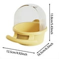 thumbnail image 2 of Cage Bird Feeder Bird Cage Feeder Dispenser | Squirrel Proof Wild Bird Feeders For Parrots Outdoor Animal Feeder Squirrel Go round Rings for outside Feeders Stand for Cage Window Mounted Feeder, 2 of 3