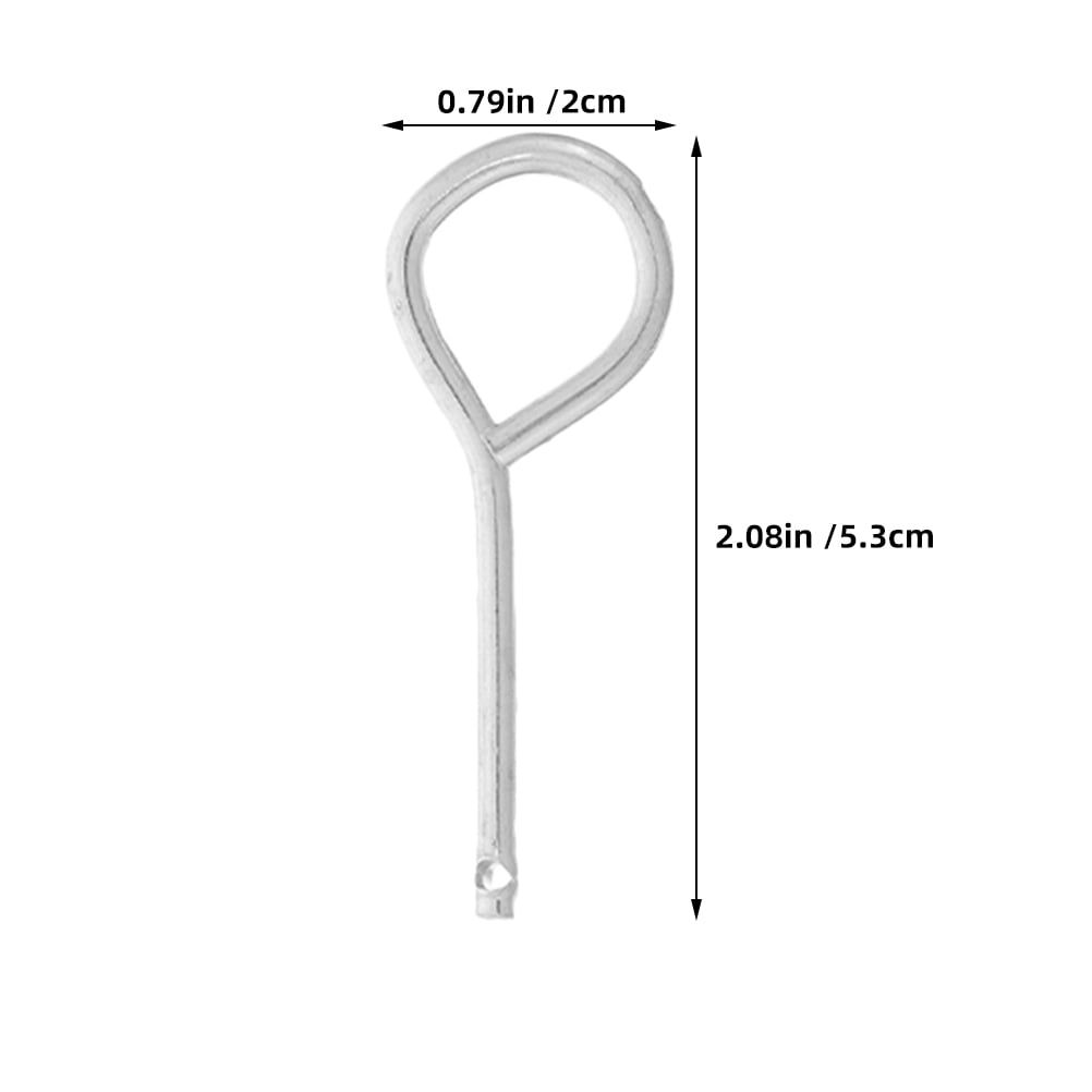 Tineasur 60Pcs Fire Equipment Lock Pin Stainless Steel for Industrial Outdoor Safety