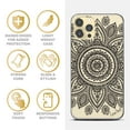 thumbnail image 4 of Case Yard iPhone-11-Pro Case Clear Soft & Flexible TPU Ultra Low Profile Slim Fit Thin Shockproof Transparent Bumper Protective Cover Drop Protective Cell Phone Cases (Boho Mandala), 4 of 8