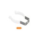 thumbnail image 3 of Clips en U T10 Unique Bargains Soporte para LED Luz Bombilla Acero Inoxidable Blanco Paquete de 12, 3 of 5