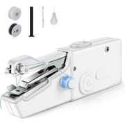 Handheld Sewing Machine, Mini Electric Handy Cordless Portable Sewing Machine, Quick Handy Sewing Repairing Tools, Stitch for Fabric, Clothing, Kids Cloth Pet Clothes Handicrafts DIY Home Travel Use
