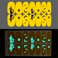Halloween Nail Polish Halloween Nail Stickers Halloween Fake Nails Glow halloween-nail-polish-halloween-nail-stickers-halloween-fake-nails-glow